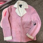 Y2k Soft pink warm suede jacket Photo 1