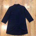 Alberto Makali  Navy Blue Open Front Blazer in Small 100% wool Photo 3
