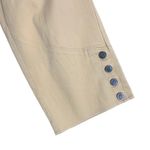 Tommy Bahama Capri Pants 4 Yellow Mid Rise Snaps Pockets Zipper Belt Loops Photo 2