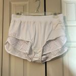 Free People FP Movement White Athletic Shorts Drawstring Waistband Small Y2K? Photo 12