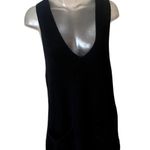 Free People FP BEACH Nikki Sweater Knit Dress Patch Pockets Black Size XS Photo 11