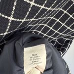 J.Crew  Black White Grid Sleeveless Dress‎ Career Casual Women's Size 8 Photo 4