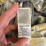 Gap  Soft Fit‎ & Flare Dress S Navy Floral Yellow Rayon Summer Spaghetti Strap Photo 8