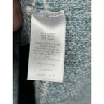Talbots ‎ Sweater XL Petite Light Teal Blue Striped  Top Pullover Zip Back Cotton Photo 10