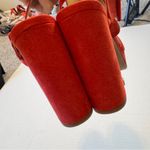 Sam Edelman  Circus Red Suede Leather Chunky Platform Sandals Heels Womens 7 Photo 1