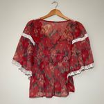 Free People  Daydreamer Batwing Blouse Photo 5