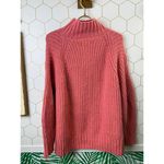 Maeve  by Anthropologie Dakotah Pink Oversized Turtleneck Sweater - Size - XXS Photo 4
