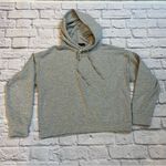 Quince  Super Soft Fleece Pullover Hoodie Sweatshirt Heather Grey Size M Photo 1