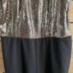 Bebe Black Jumpsuit With Gold Sequins Size 4 Photo 5