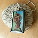 By the Sea Handmade Pendant Seashell Reversible Photo 6