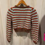 Cider Cute  crochet crop sweater Charlie Brown vintage vibes boho festival Photo 6