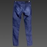 BCBGeneration Blue Jeans w/ Black Quilted Leather Accents Sz 24 Photo 1