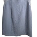 Darling Dress Junior Size M Blue Sleeveless Lined Back Zip Round Neck Lace Photo 4