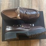 Coach  women Dark Brown Leather Loafers Photo 3