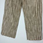 Free People  Marta Yarn Dye Trouser Pants Sz 4 Stripe Wide Leg Cotton Photo 14