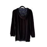 Agnes Orinda Full Zip Up Hoodie Fair Isle Jacket Black 1X Photo 4