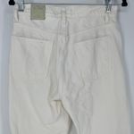 St. Agni High Rise Straight Jeans White Cream Women's Size 29 Button Fly Photo 7