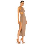 Michael Costello x REVOLVE Rylan Midi Dress Size Small Tan Photo 2