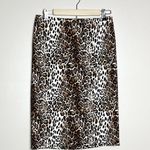 White House | Black Market CLEARANCE! Leopard WHBM Midi Pencil Skirt Size 6 Like New Photo 0