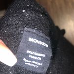 Black Speckled Pants Monrow Neps cashmere lounge casual revolve $350 fall knit Size L Photo 6