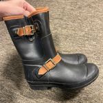 Sperry Black Rubber  TOP SIDER Walker Fog Mid Calf Fleece Lined Boots w/Straps 7 Photo 0