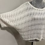 Sweet Romeo Womens Sz:M White Open Knit Oversized  Lightweight Bat Wing Sweater. Photo 12