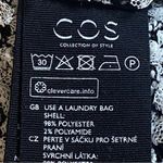 COS Sleeveless Reverse Knit Top Bouclé knit grey tank top sweater Size XS EUC Photo 9