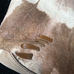 Country Western Rodeo Hobo Tie Dyed Leather Shoulder Bag Purse Brown Photo 3