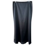 JS Collections Black Satin Long Skirt Size 14 Formal Maxi Evening Photo 1
