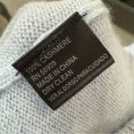 Antonio Melani  Blue Cashmere Off Shoulder Sweater Medium Photo 4