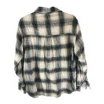 American Eagle Womens Plaid Flannel Button Photo 1