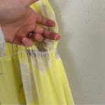 Old Navy Yellow Floral Ruffle Mini Dress Casual Formal Summer Spring XL Photo 6