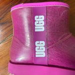 UGG  Classic Clear Mini Pink Ankle Boots ~ Size 5 ❤️🍄 Photo 8