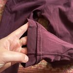 Lululemon MAROON RUNNING REFLECTIVE MESH CROP LEGGINGS Photo 4