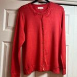 Calvin Klein button down cardigan size large, watermelon π color Photo 0