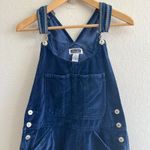 American Vintage XHILARATION Vintage Y2K Velour Navy Blue Wide Leg Jumpsuit Womens Medium Photo 2