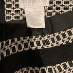 Worthington Black White Woven Skirt Suit Sz 6/10 Photo 8