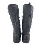 Adidas  Libria Amber Women's Black Round Toe Slip On Puffer Winter Snow Boots 6 Photo 2