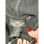 Harley Davidson Women's Motorcycles Long Sleeve Full Zip Hoodie Black Size Large Photo 7