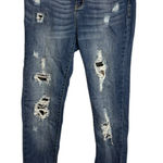 Judy Blue  Jeans Women's Size 11/30 Distressed Camo Patch Skinny high Rise Photo 0