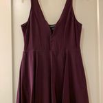 EXPRESS Deep Purple Romper Dress Photo 0