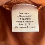 Elizabeth and James  Off The Shoulder Boho Oversize Rust Orange Blouse Size XS Photo 9