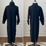 Eileen Fisher Vintage 80s Cotton Mock Neck Midi Maxi Dress XL Photo 1