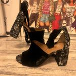 SALE❤️LEWIT mule block velvet shoes ✨ Size 37 Photo 1