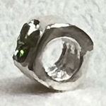 Chamilia Mickey Mouse 925 Sterling Silver Green Cubic Zirconia Charm Bead Photo 0