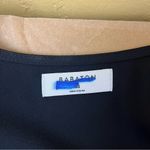 Babaton Aritzia  Theo Black Midi Wrap Dress Photo 6