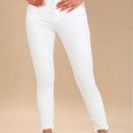 AGOLDE  Premium White Skinny Raw Distressed Hem Style A018-1013 Size 26 Photo 0