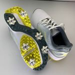 Adidas Women’s Golf Shoes Size 4 White Gray Yellow Bounce Spiked FW5642 Photo 4