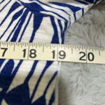 Chico's Navy and White Butterfly Print Short Sleeve Top Photo 3