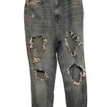 BDG  Size 29 Mom High-Rise Baggy Destroyed Cotton Jeans Photo 0